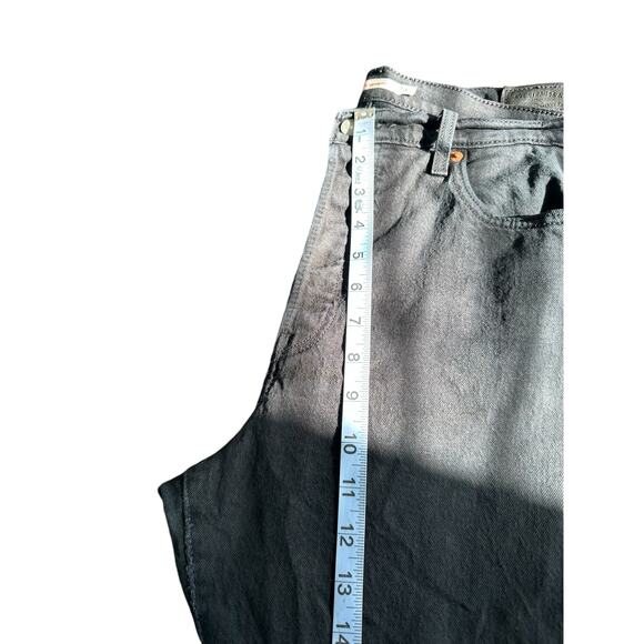 Levi's Black Classic Basic Button Fly Premium Wedgie Straight Leg Jeans Size 32 - Picture 11 of 13